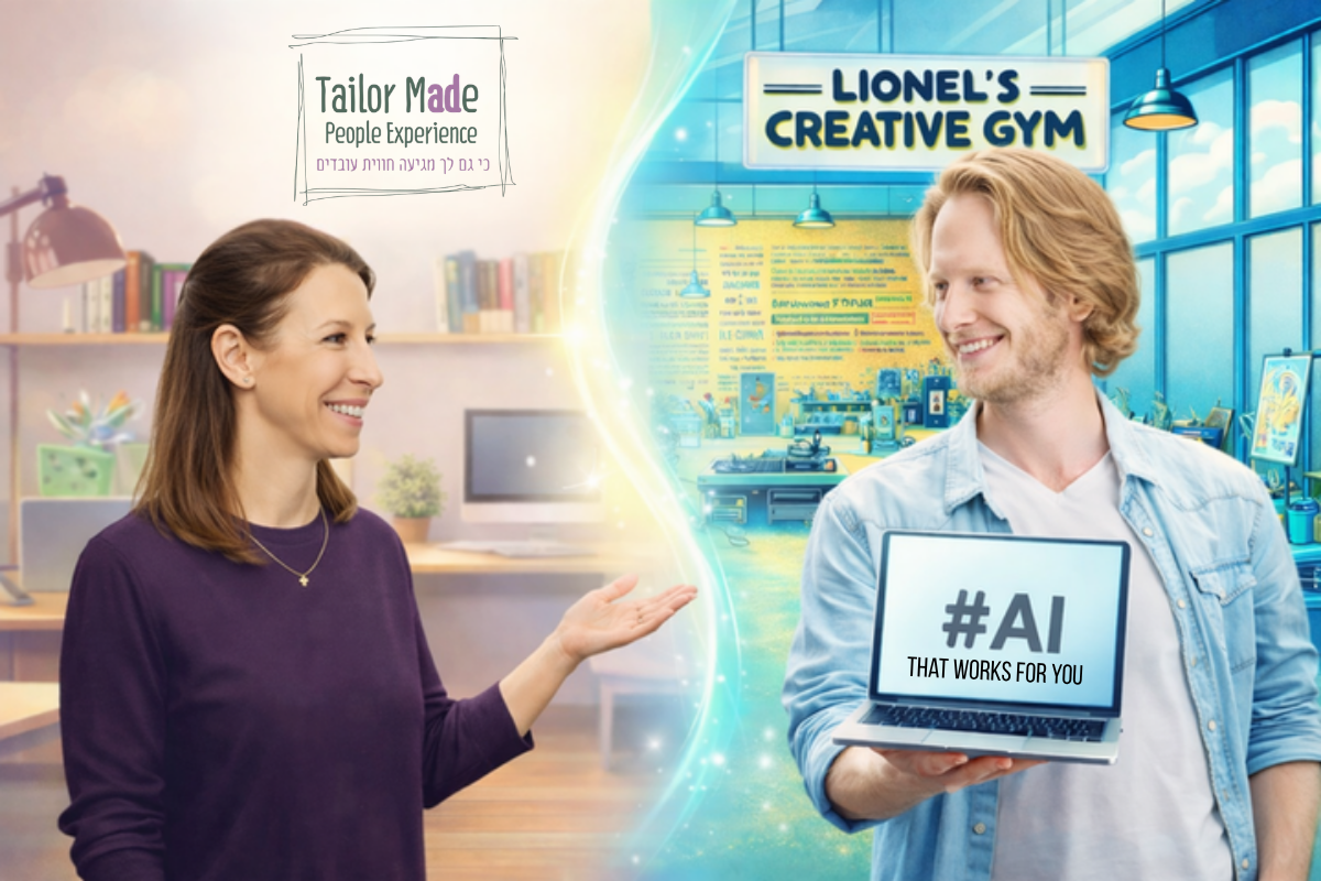 Tailormade x Lionel's Creative GYM — עדי דרורי וליונל מיטלפונקט